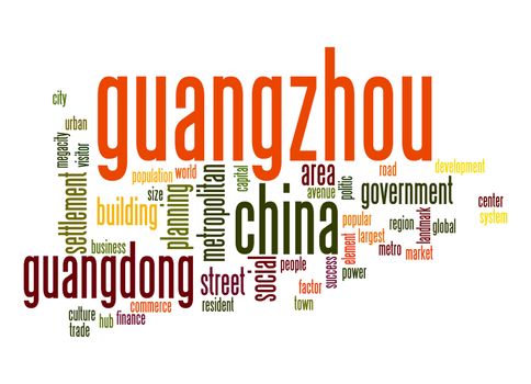 Guangzhou word cloud