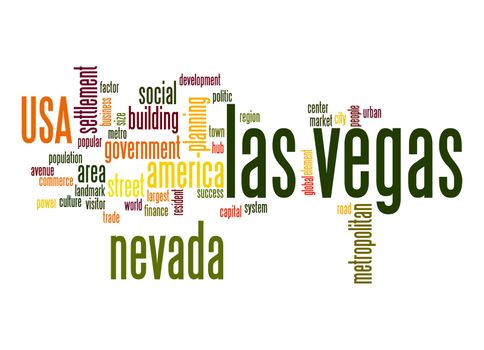 Las Vegas word cloud