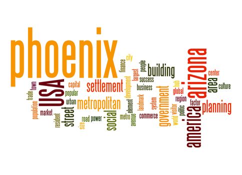 Phoenix word cloud