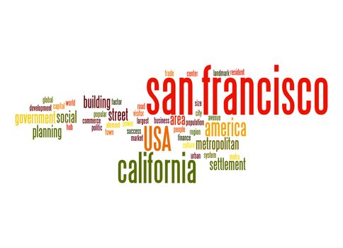 San Francisco word cloud