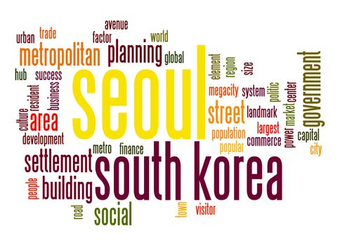 Seoul word cloud