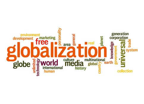 Globalization word cloud