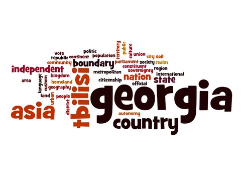 Georgia word cloud