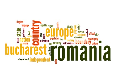 Romania word cloud