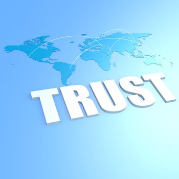 Trust world map