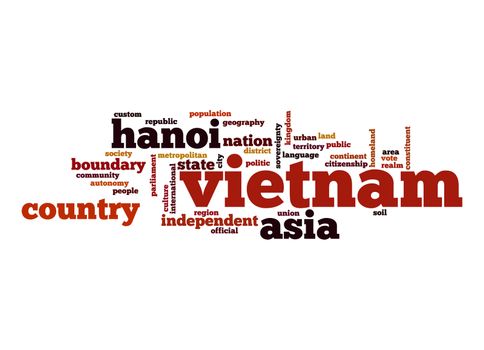 Vietnam word cloud