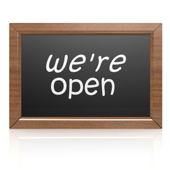 We are open on blackboard