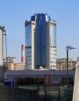 high-rise building, Moscow-city