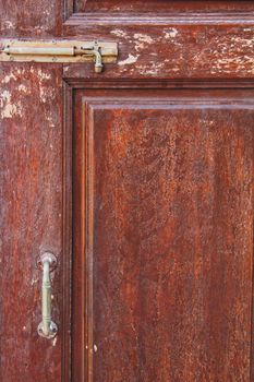 old wooden door with handle background