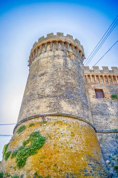 Bastion of The Odescalchi Castle in Bracciano, Italy