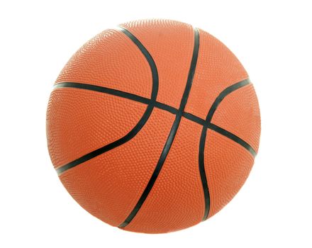 Basketball isolated on pure white background