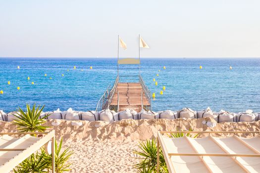 Beach in Cannes