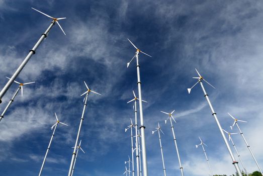 Windturbine in koh lan, pattaya, thailand