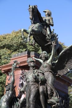 Monument of General San Martin in Buenos Aires, Argentina.