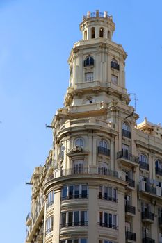 Historic Architecture in the center of Valencia, Spain.