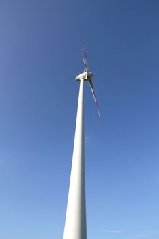 Photo of a Wind energy turbine.