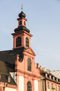 Historic Church in Frankfurt am Main, Germany, Europe.