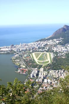 The city of Rio de Janeiro. View from the Corcovado.