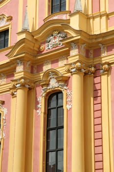 Digital Photo of the ancient part of the german city Neuburg an der Donau.