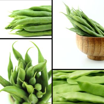 Healthy and organic food, Set of fresh beans.