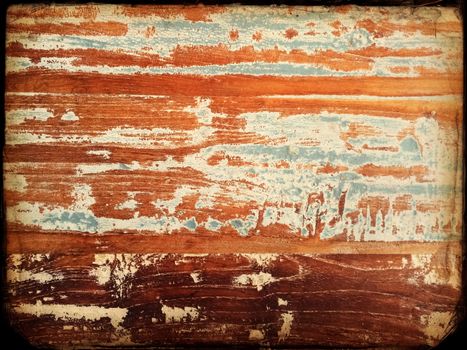 Vintage painted wood background. Shabby wooden texture.