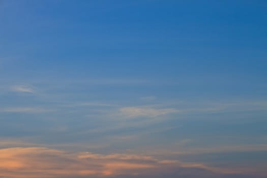 blue sky with white clouds. can be used as background