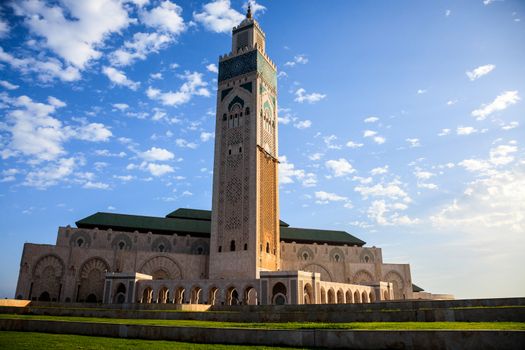 Great hassan II mosque in casablanca, morocco