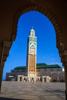 Great mosque of hassan II in casablanca, morocco