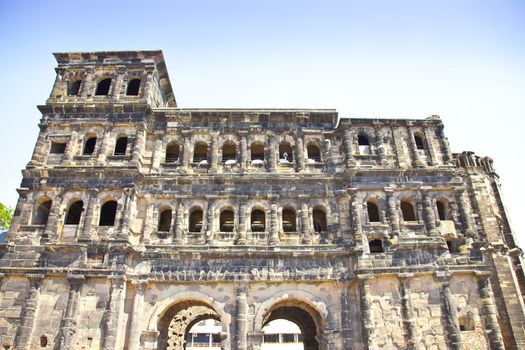 View at Porta Nigra, Trier Germany