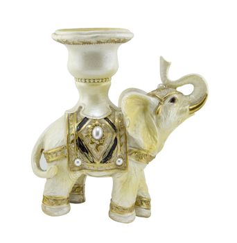 Elephant Statue on white background