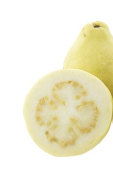 Healthy and organic food concept. Fresh Guava fruit isolated on white background.