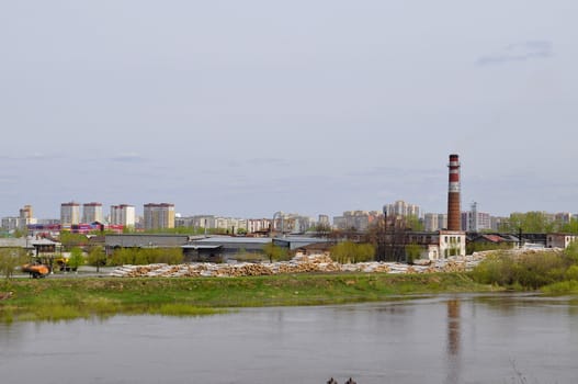 Plywood combine, Tyumen, Russia