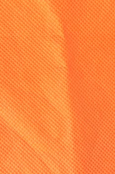 Fabric texture background, orange color