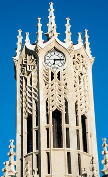Clocktower of the Auckland University - Old Arts Building was founded in 1926. This university is the largest one in New Zealand
