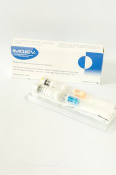 another packaging of japanese's encephalitis vaccine from sanofi pasteur,shallow focus