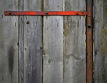 background or texture old wooden gate