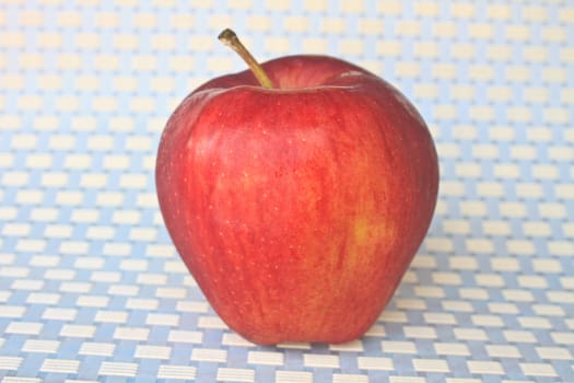 red apple isolated on background