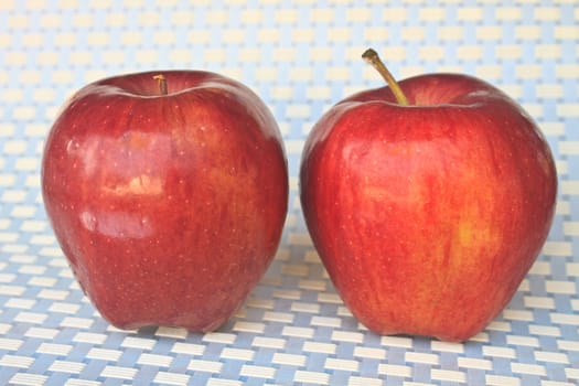 red apple isolated on background