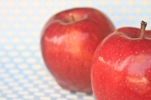 red apple isolated on background