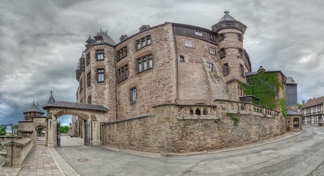 Castle Wernigerode in Germany. Harz.