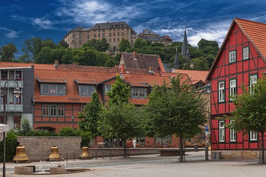 View at saxony town Blankenburg