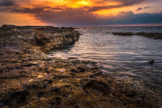 Rocky Beach at Sunrise