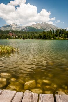 Strbske Pleso in High Tatras Mountains