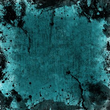 image of the blue stain on balck blackground