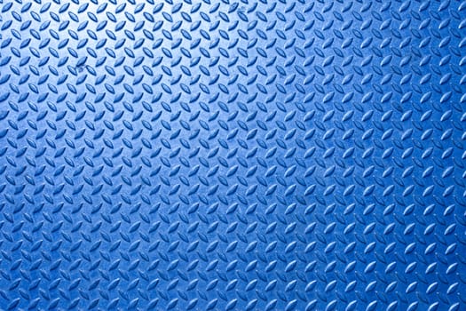 Background of metal  plate in blue color