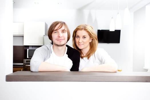 Couple Relaxing In New Home