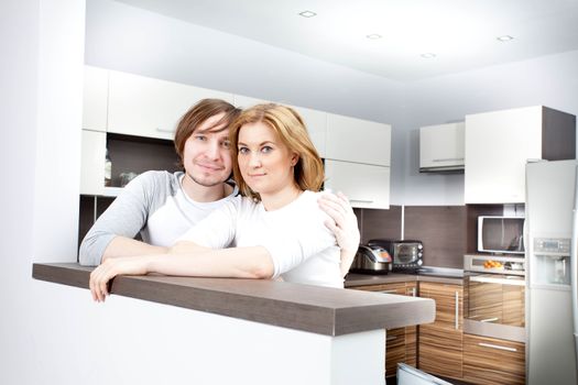 Couple Relaxing In New Home