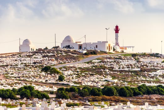 Lighthouse in Mahdia, Tunisia During the Day