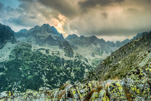 mountain landscape, High Tatras, Slovakia