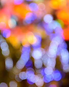 Abstract colorful circular bokeh background 